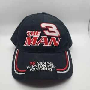 Vtg Dale‎ Earnhardt "The Man" #3 NASCAR 76 Winston Cup Victories Adjustable Hat